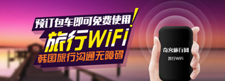 去韩国自由行预订韩国导游享受免费wifi
