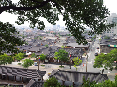 俯瞰韩屋村