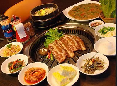 韩国烧烤是一种经典菜式