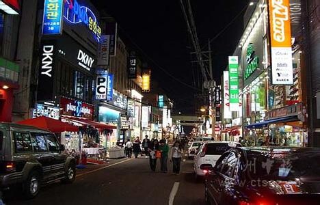 韩国的购物“天堂”明洞