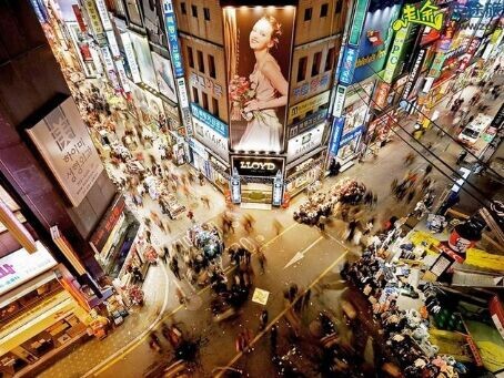 韩国的自然风景与城市风景