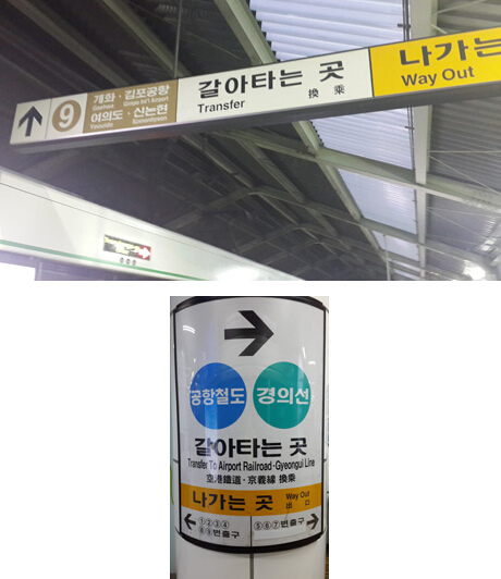 韩国首尔地铁换乘注意事项