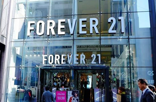 明洞forever21服装店