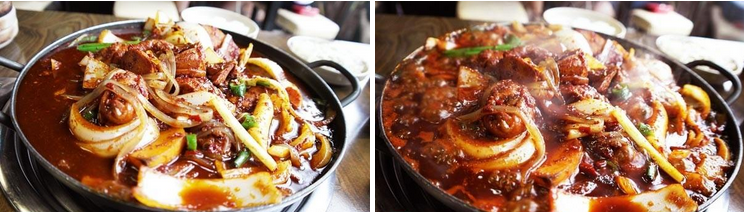 美食 찜닭, 닭볶음탕
