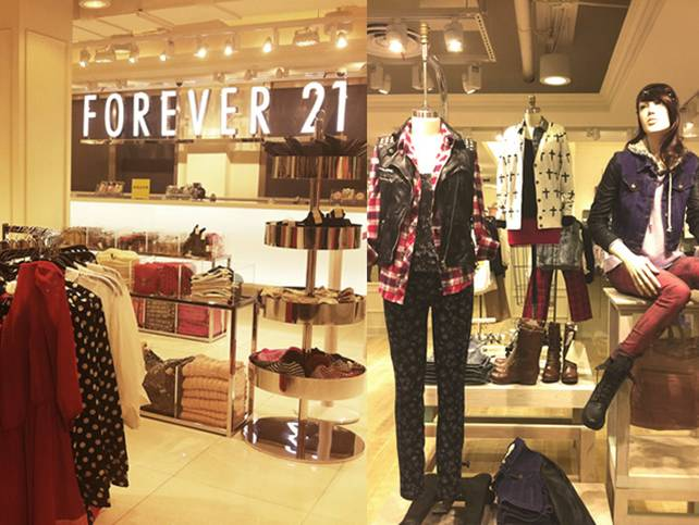 明洞forever21服装店5