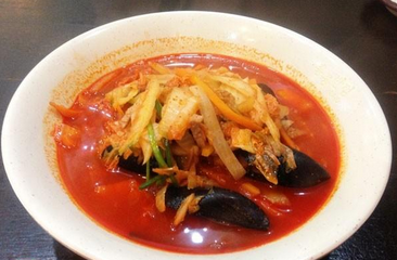 海鲜辣汤饭