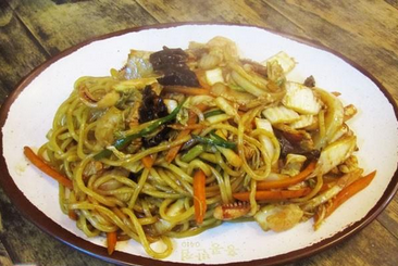 炒海鲜面