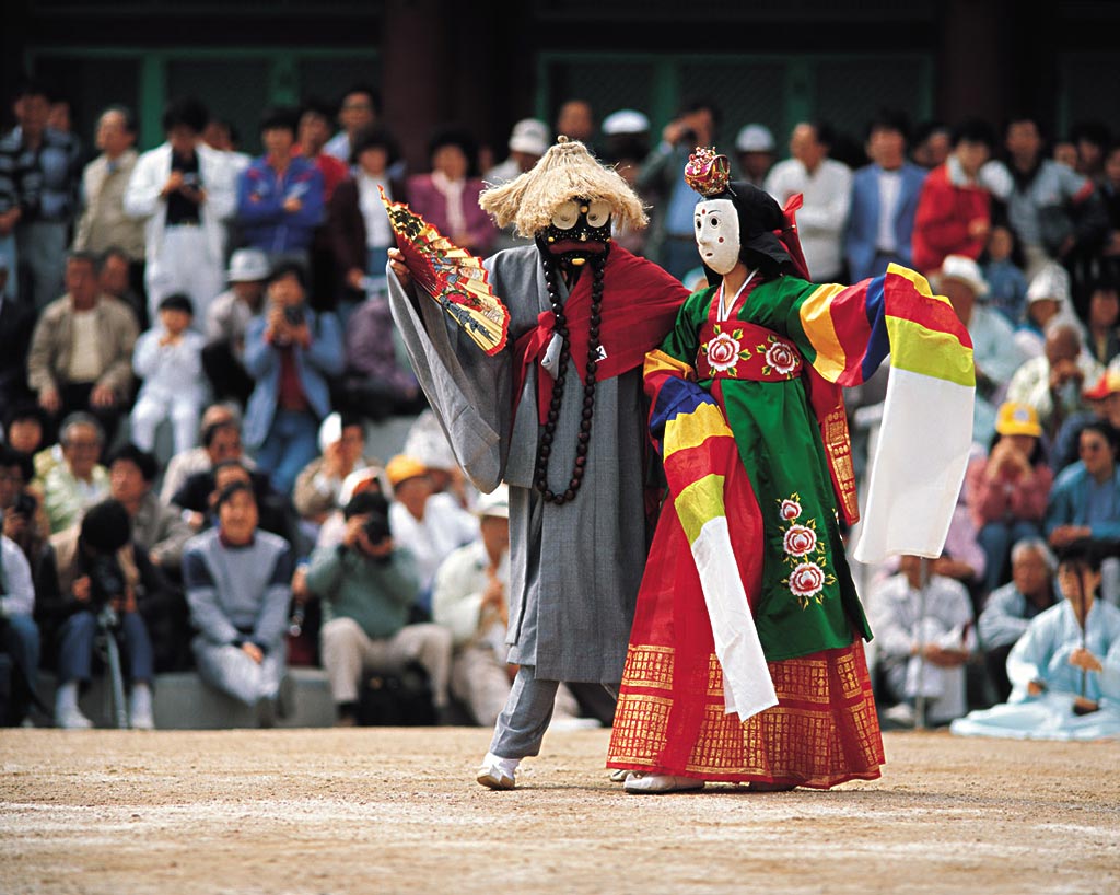 韩国民俗--面具舞