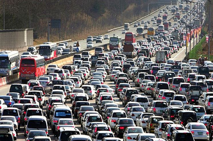 韩国交通拥挤