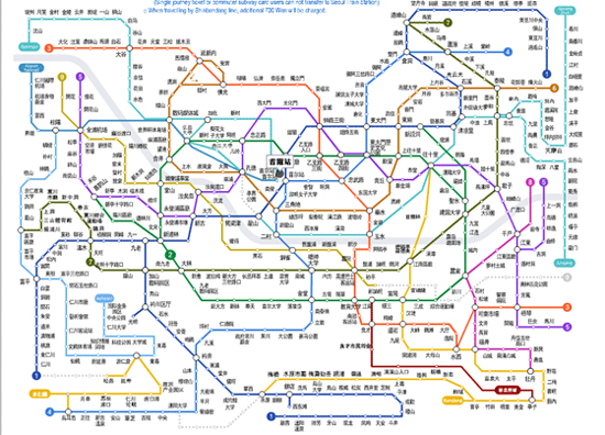 首尔地铁网