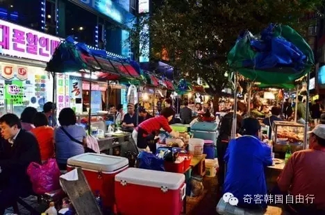 釜山国际市场美食街