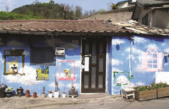 弘济蚂蚁村庄壁画