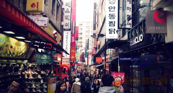 首尔明洞：聚集中国游客最多的地方