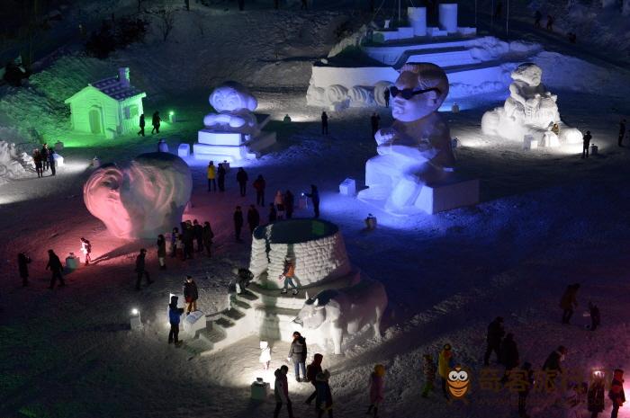 太白山雪花庆典 태백산눈꽃축제