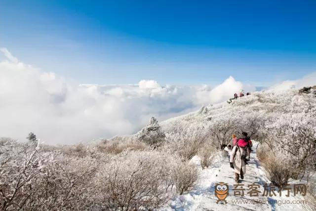 全罗北道 茂朱德裕山雪景 全罗北道 茂朱德裕山雪景